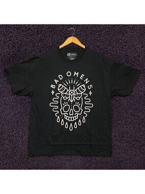 Bad Omens Skull and Moth T-Shirt Size Extra Large